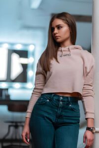 Kaledio Women’s Luxe Crop Hoodie